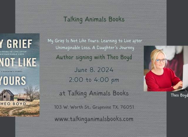 Local Author Signing with Theo Boyd